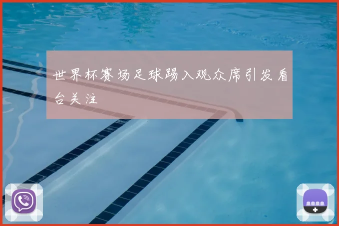 世界杯赛场足球踢入观众席引发看台关注